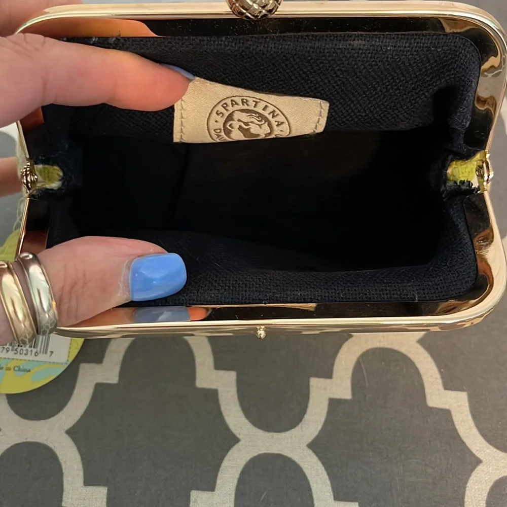 NWT Spartina 449 Heyward Yatch Club coin purse - Picture 3 of 6